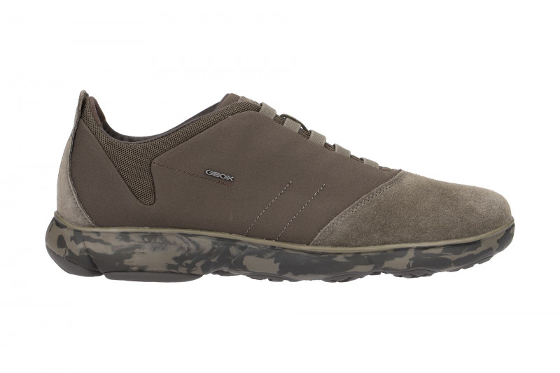 Geox Nebula Schuhe taupe braun camouflage Sohle