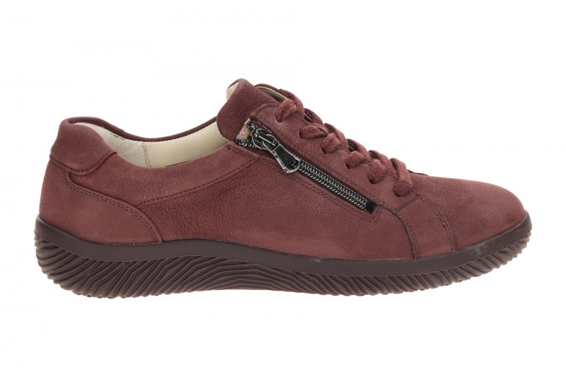 Waldläufer Roya Schuhe dunkelrot Nubuck K-Weite