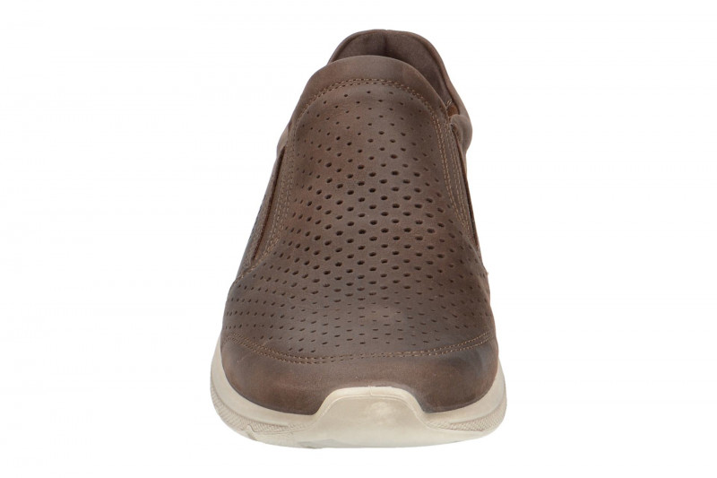 Ecco Irving Schuhe Slipper braun coffee gelocht
