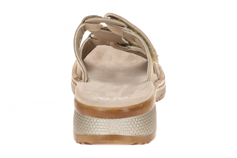 ara Hawaii Steg Pantolette beige Glitzer 12-29003