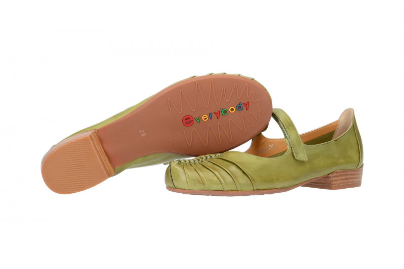 Everybody Riemchen Pumps grün