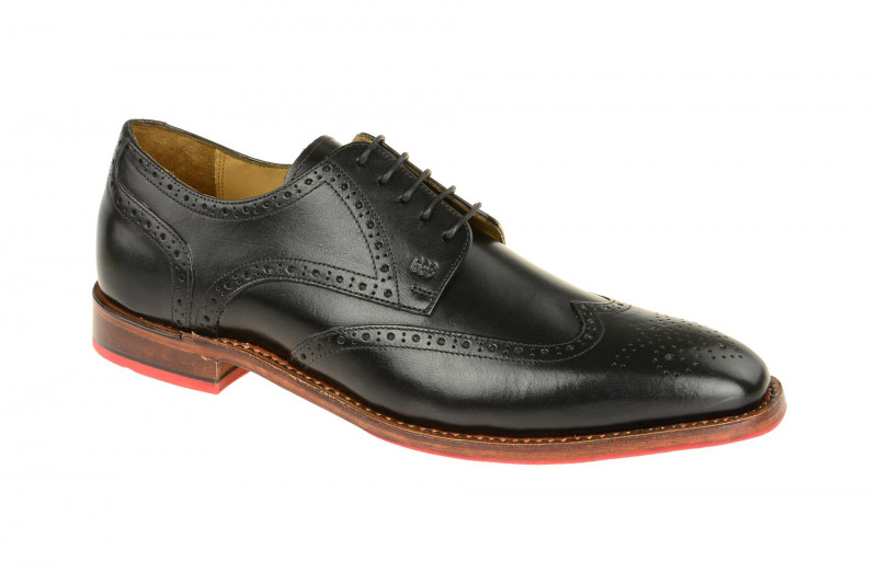 Gordon &amp; Bros Schuhe Milan schwarz Rahmengenäht 4371-G