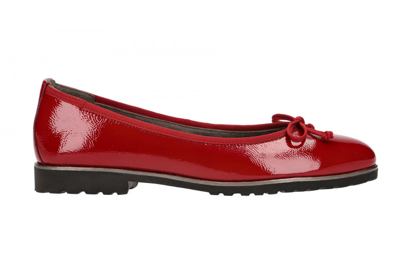 Paul Green Ballerinas rot Lack 2698