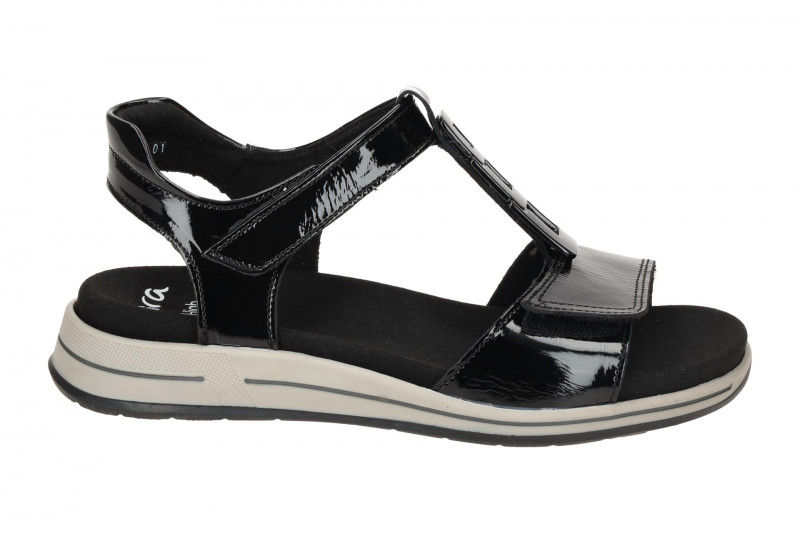 ara Osaka T-Steg Sandale schwarz H-Weite 12-34804