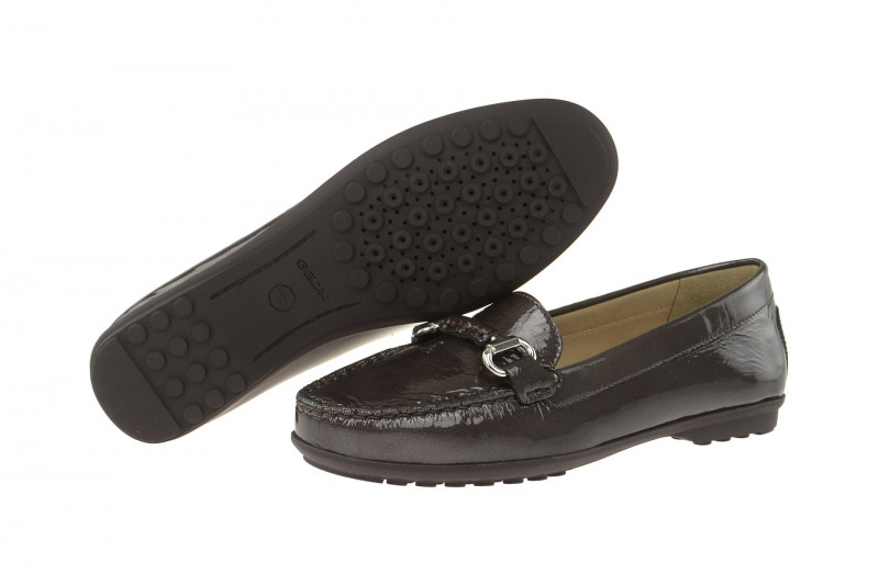 Geox Elidia Schuhe braun Lack