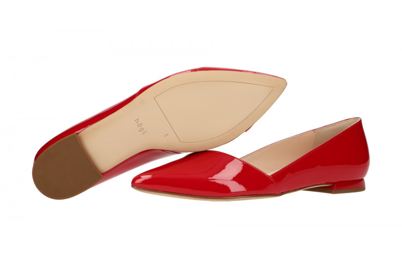Högl Ballerinas Boulevard rot Lack 0014