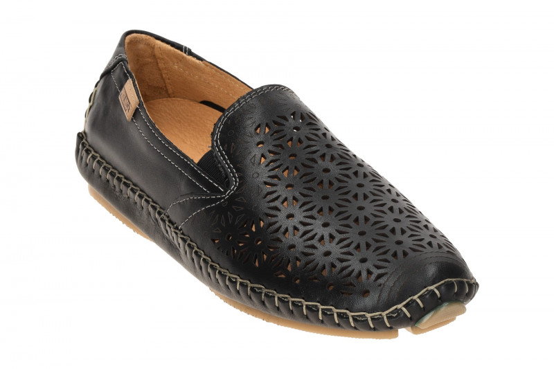 Pikolinos Jerez Slipper schwarz Blütenmuster 578-4907