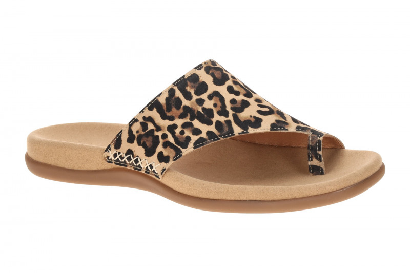 Gabor Zehentrenner Pantolette braun Luchs 83.700.32