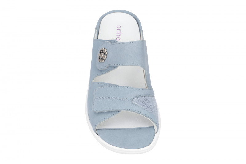 Waldläufer Kara Pantolette blau Orthotritt 684K50