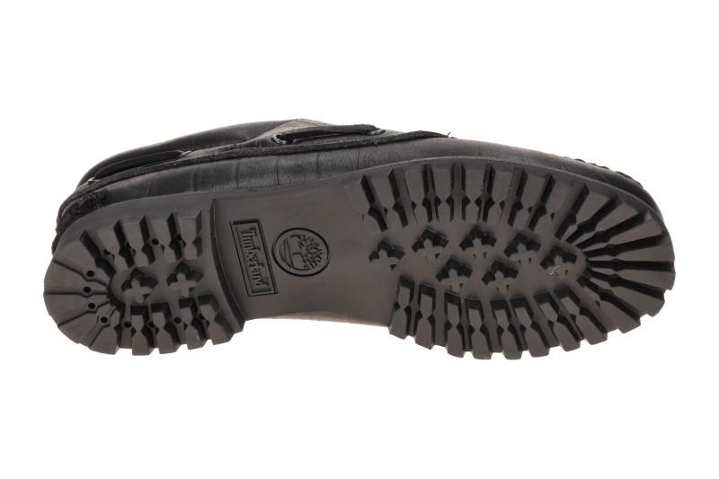 Timberland Authentic Schuhe schwarz Bootsschuhe Kroko 0A2GNV