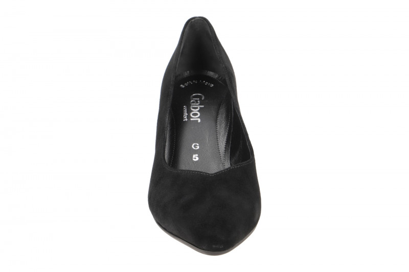 Gabor comfort Pumps schwarz Velour 82.152.47