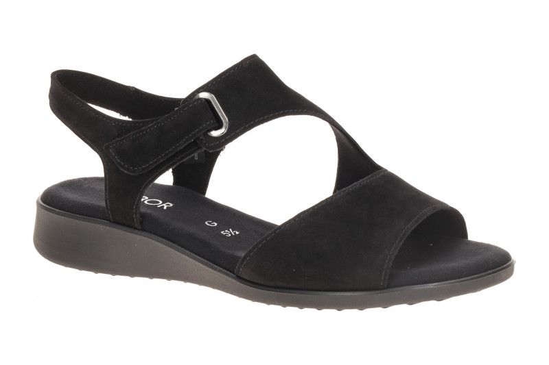 Gabor Sandalen schwarz Nubuck 82.803.47