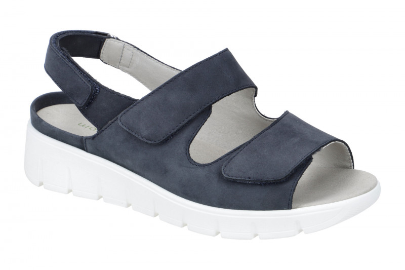 Waldläufer Wiola Sandale blau marine M-Weite