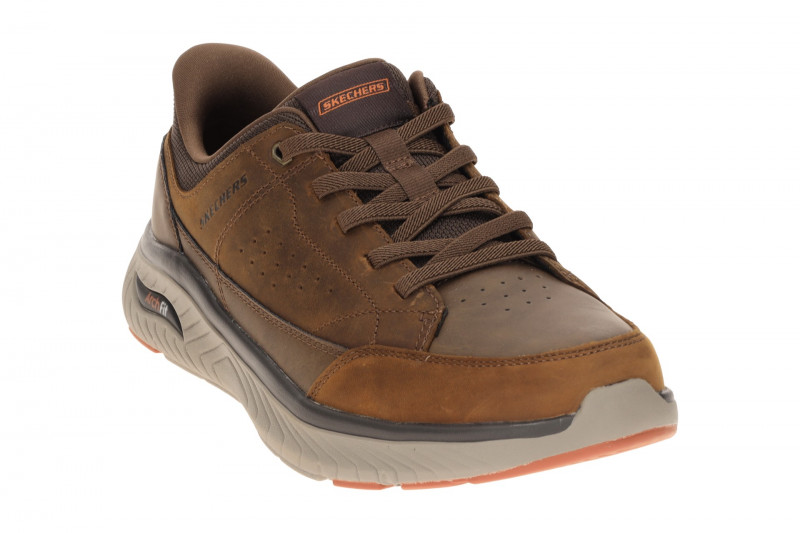 Skechers Arch Fit Herren Schuhe Slipper braun Slip Ins 205656