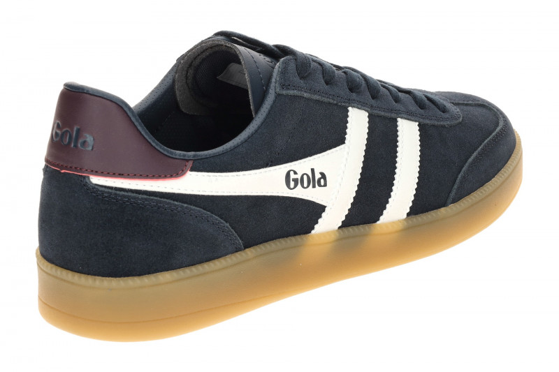 Gola Viper Schuhe Sneakers blau weiß Herren Velour CMB735