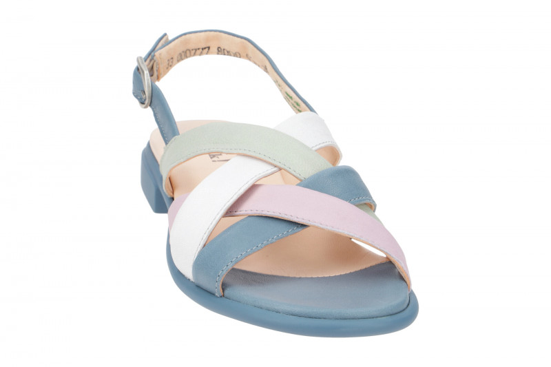 Think Kamaa Sandalette blau bunt Kreuzriemen 777