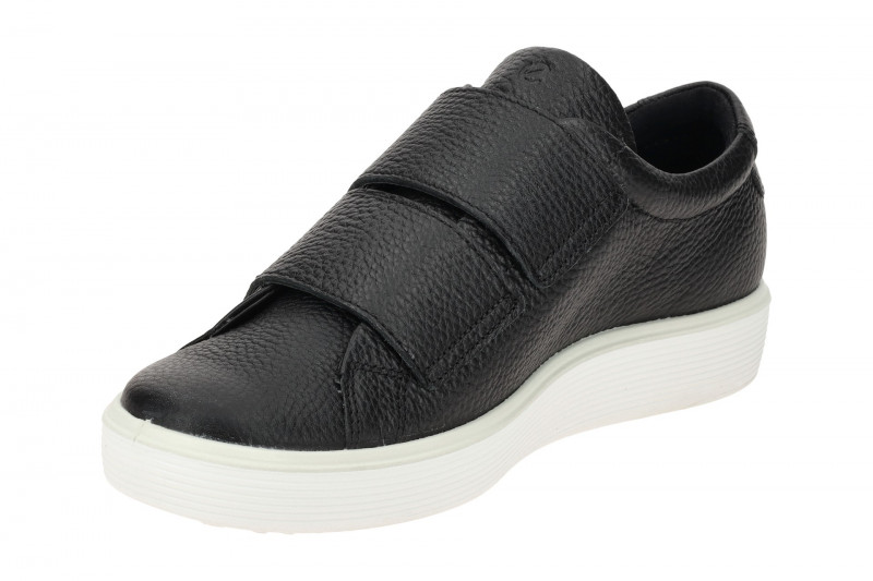 Ecco Soft 60 Schuhe Slipper schwarz Damen Klett 219243