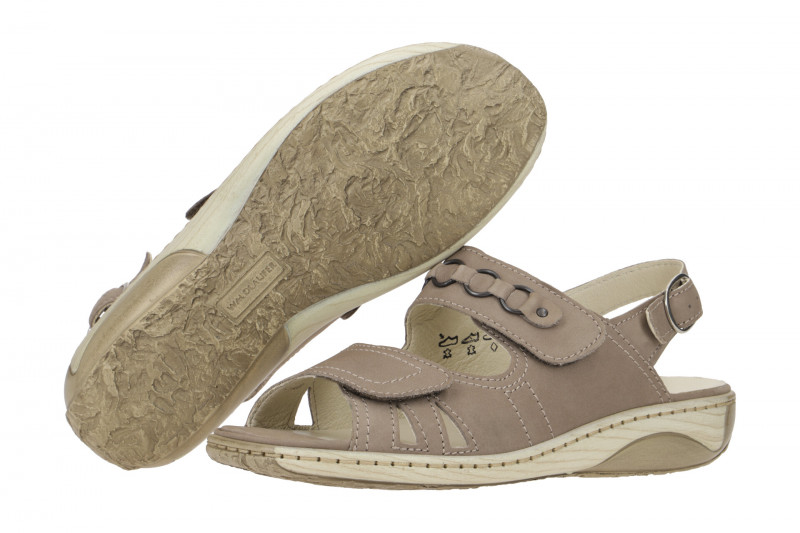 Waldläufer Garda Sandale taupe beige 210004