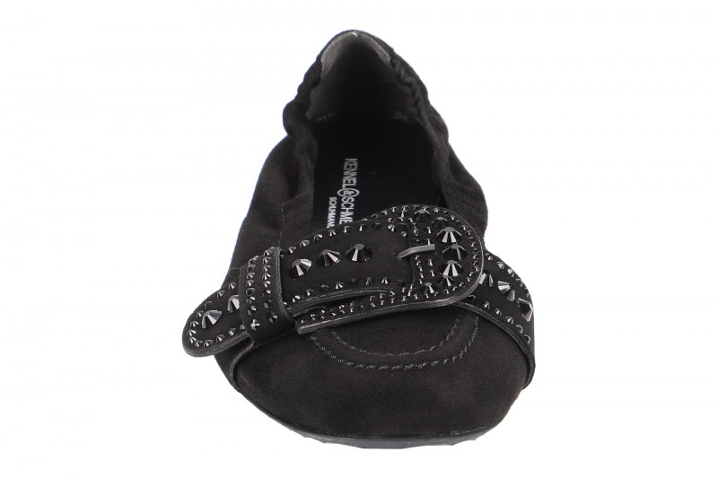 K&S Malu Ballerinas schwarz Crystal 10470