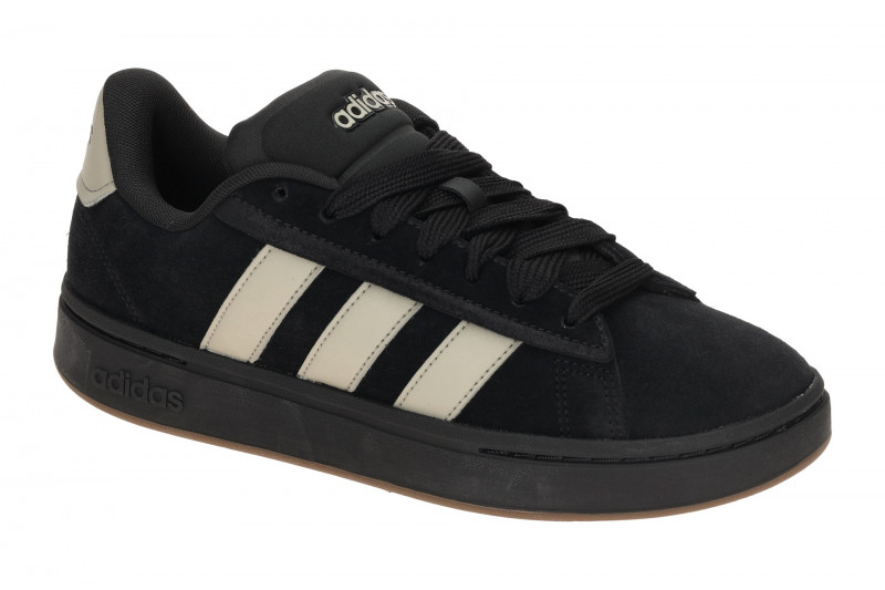 Adidas Grand Court Alpha Sneakers Schuhe schwarz grau Herren JS3807