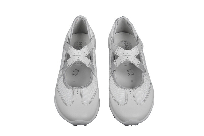 Geox Schuhe Freccia Bal in weiß Damen Slipper