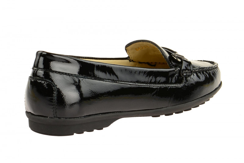 Geox Elidia Slipper schwarz Lack