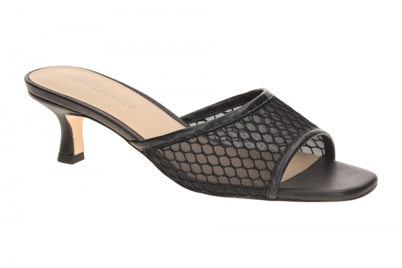 Peter Kaiser Pantolette schwarz Kitten Heel 77210