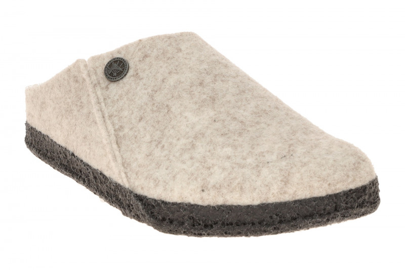 Birkenstock Zermatt Shearling Hausschuhe Clogs grau NORMAL-WEIT