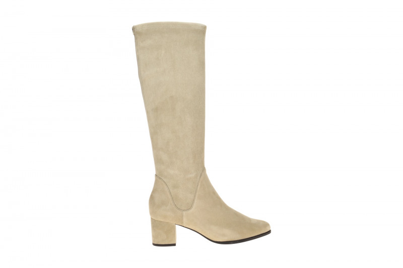 Peter Kaiser Langschaftstiefel beige Stretch 75526