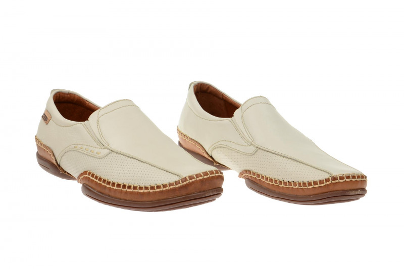 Pikolinos Slipper Puerto Rico weiß braun 03A-3020