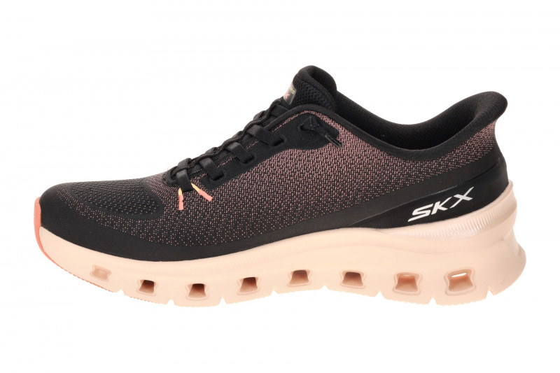 Skechers Arch Fit Damen Sneakers Schuhe schwarz rose GLIDE STEP 150730
