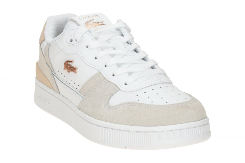 Lacoste T-Clip Set Schuhe Sneakers weiß rosa Damen 0043