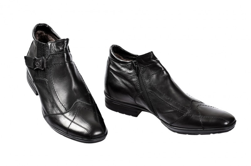 Bello Carezza Stiefelette in schwarz mit Schaffell D222