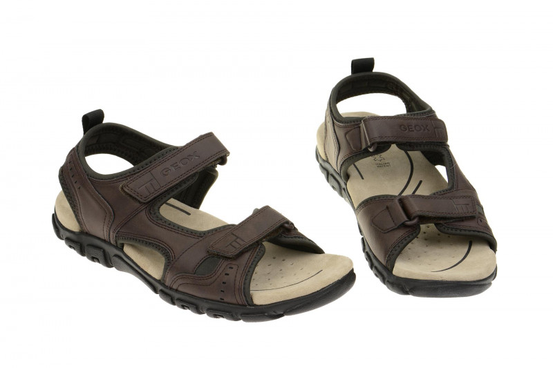 Geox Strada Sandale braun coffee U4224A