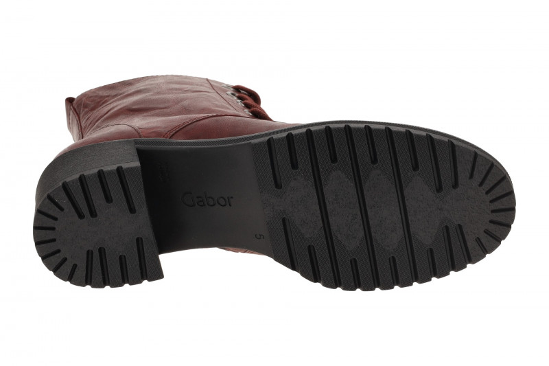 Gabor Fashion Stiefelette rotLace Up Boots 54.684.55