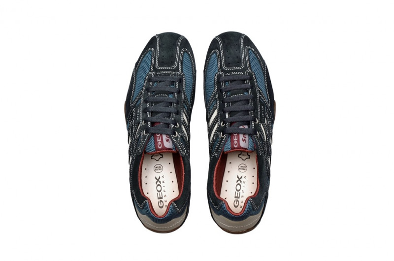 Geox Snake Schuhe avio blau U1107M 02214 C4286