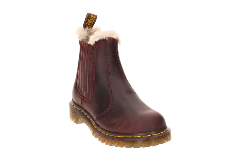 Dr. Martens 2976 Leonore Stiefel Chelsea-Boot rot Warmfutter