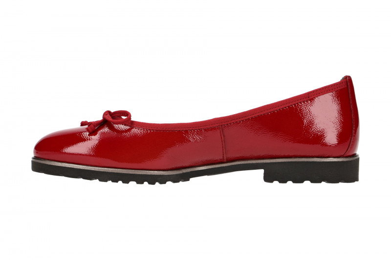 Paul Green Ballerinas rot Lack 2698