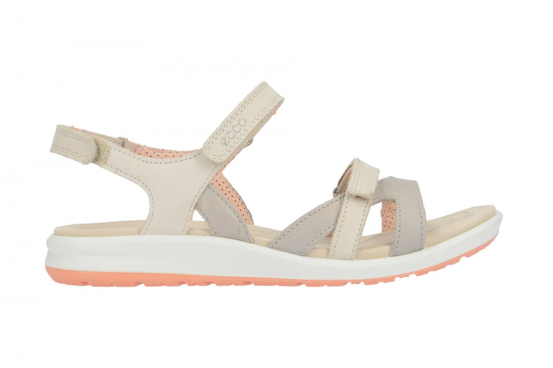 Ecco Cruise 2 Sandale hell-grau silber