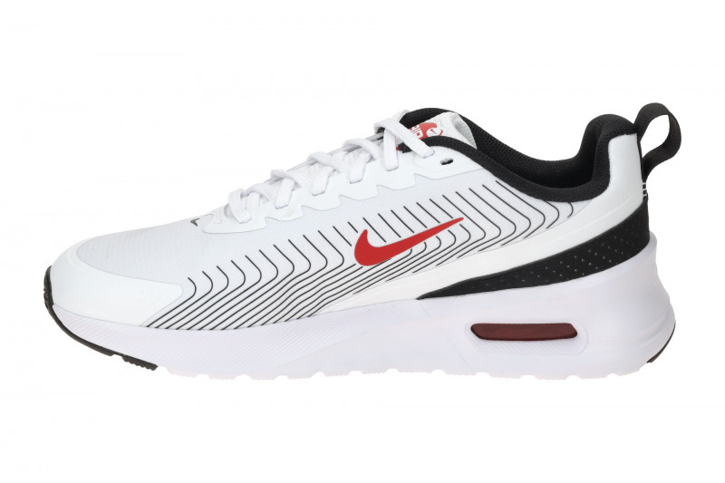 NIKE AIR MAX Nuaxis Schuhe weiß rot Herren Trainer