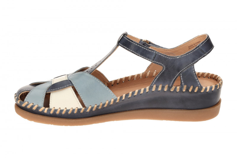 Pikolinos Cadaques T-Steg Sandale blau weiß W8K-0847C1