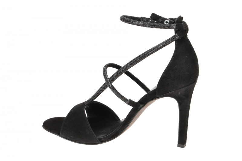 Paul Green Spangen Sandalette schwarz 6039