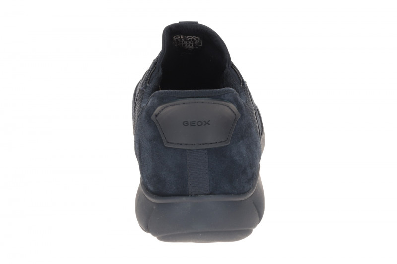 Geox Nebula Slipper Schuhe blau FASTin Velour U56MXB
