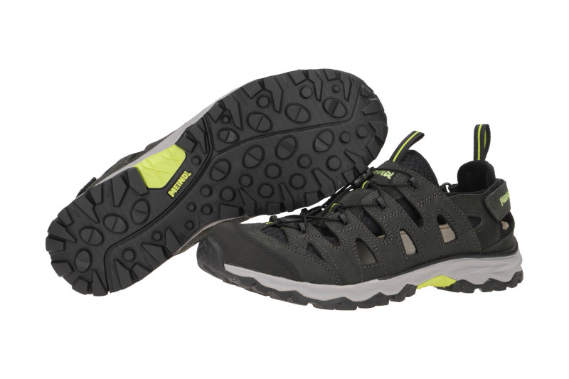 Meindl Lipari Herren Sandale schwarz gelb 4618