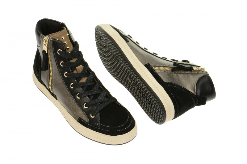 Geox Modesty Stiefel schwarz grau D5429A