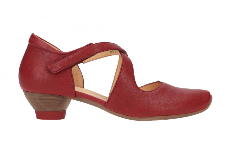 Think Aida Riemchen Pumps rot cherry