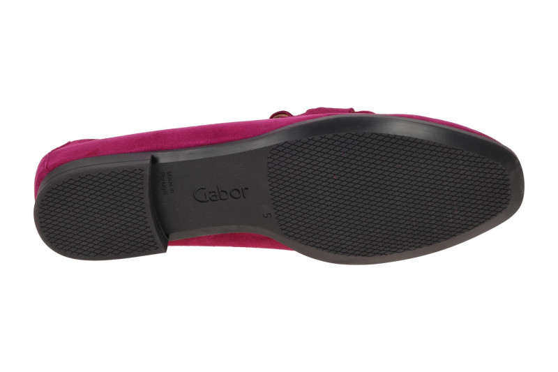 Gabor Schuhe Slipper pink violett Loafer Velour 55.273.10