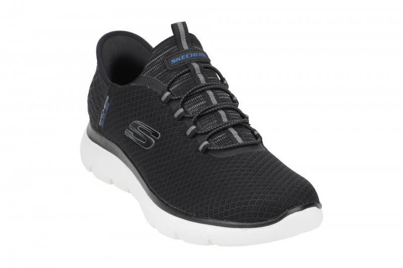 Skechers Summits Schuhe schwarz weiß SLIP-INS 232457