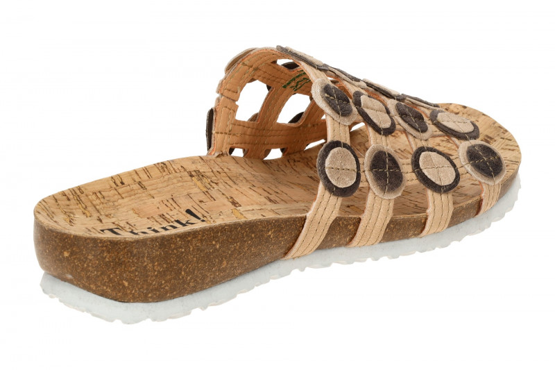 Think Julia Pantolette beige kombi 247