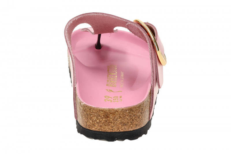 Birkenstock Gizeh Big Buckle Pantolette pink gold SCHMAL 1026493